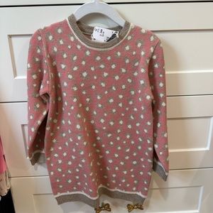 Mayoral pink sweater dress 24m NWT